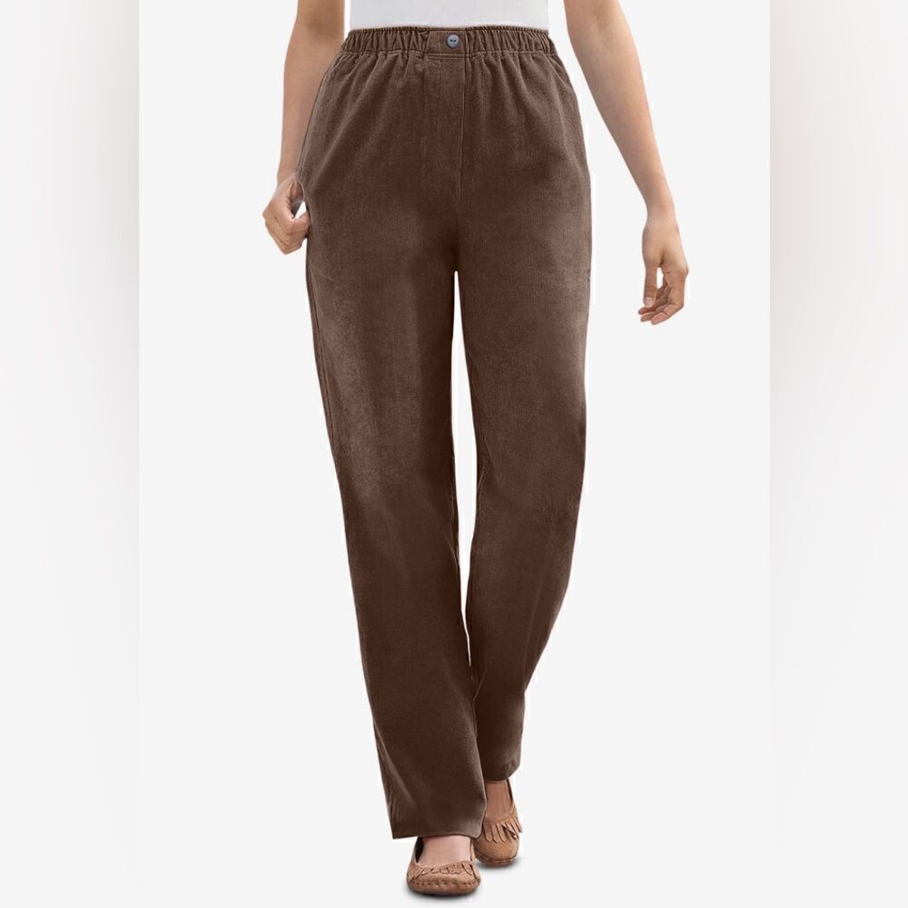 7-Day Corduroy Straight-Leg Pant